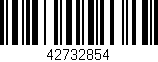 Código de barras (EAN, GTIN, SKU, ISBN): '42732854'