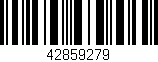 Código de barras (EAN, GTIN, SKU, ISBN): '42859279'