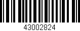 Código de barras (EAN, GTIN, SKU, ISBN): '43002824'