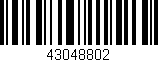 Código de barras (EAN, GTIN, SKU, ISBN): '43048802'