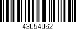 Código de barras (EAN, GTIN, SKU, ISBN): '43054062'