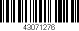Código de barras (EAN, GTIN, SKU, ISBN): '43071276'