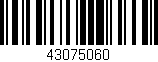 Código de barras (EAN, GTIN, SKU, ISBN): '43075060'