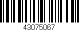 Código de barras (EAN, GTIN, SKU, ISBN): '43075067'