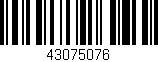Código de barras (EAN, GTIN, SKU, ISBN): '43075076'