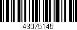 Código de barras (EAN, GTIN, SKU, ISBN): '43075145'