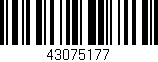Código de barras (EAN, GTIN, SKU, ISBN): '43075177'