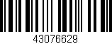 Código de barras (EAN, GTIN, SKU, ISBN): '43076629'