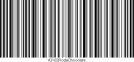 Código de barras (EAN, GTIN, SKU, ISBN): '43102RodaChocolate'