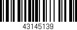 Código de barras (EAN, GTIN, SKU, ISBN): '43145139'