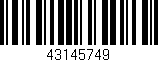 Código de barras (EAN, GTIN, SKU, ISBN): '43145749'