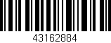 Código de barras (EAN, GTIN, SKU, ISBN): '43162884'