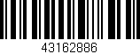 Código de barras (EAN, GTIN, SKU, ISBN): '43162886'