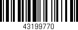 Código de barras (EAN, GTIN, SKU, ISBN): '43199770'