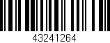 Código de barras (EAN, GTIN, SKU, ISBN): '43241264'
