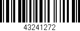 Código de barras (EAN, GTIN, SKU, ISBN): '43241272'