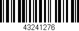 Código de barras (EAN, GTIN, SKU, ISBN): '43241276'