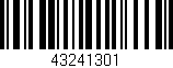Código de barras (EAN, GTIN, SKU, ISBN): '43241301'