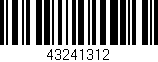 Código de barras (EAN, GTIN, SKU, ISBN): '43241312'