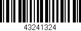 Código de barras (EAN, GTIN, SKU, ISBN): '43241324'