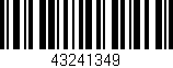 Código de barras (EAN, GTIN, SKU, ISBN): '43241349'