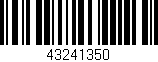 Código de barras (EAN, GTIN, SKU, ISBN): '43241350'
