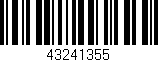 Código de barras (EAN, GTIN, SKU, ISBN): '43241355'