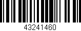 Código de barras (EAN, GTIN, SKU, ISBN): '43241460'