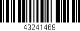 Código de barras (EAN, GTIN, SKU, ISBN): '43241469'