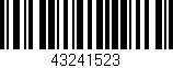 Código de barras (EAN, GTIN, SKU, ISBN): '43241523'