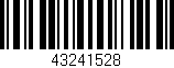 Código de barras (EAN, GTIN, SKU, ISBN): '43241528'