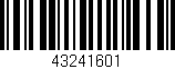 Código de barras (EAN, GTIN, SKU, ISBN): '43241601'