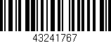 Código de barras (EAN, GTIN, SKU, ISBN): '43241767'