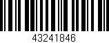 Código de barras (EAN, GTIN, SKU, ISBN): '43241846'