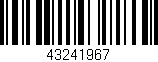 Código de barras (EAN, GTIN, SKU, ISBN): '43241967'