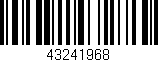 Código de barras (EAN, GTIN, SKU, ISBN): '43241968'