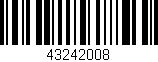 Código de barras (EAN, GTIN, SKU, ISBN): '43242008'