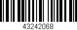 Código de barras (EAN, GTIN, SKU, ISBN): '43242068'