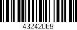 Código de barras (EAN, GTIN, SKU, ISBN): '43242069'