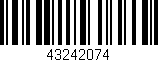 Código de barras (EAN, GTIN, SKU, ISBN): '43242074'