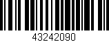 Código de barras (EAN, GTIN, SKU, ISBN): '43242090'