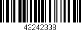 Código de barras (EAN, GTIN, SKU, ISBN): '43242338'