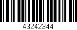 Código de barras (EAN, GTIN, SKU, ISBN): '43242344'