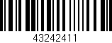 Código de barras (EAN, GTIN, SKU, ISBN): '43242411'
