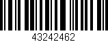 Código de barras (EAN, GTIN, SKU, ISBN): '43242462'