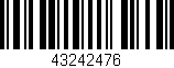 Código de barras (EAN, GTIN, SKU, ISBN): '43242476'