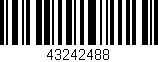 Código de barras (EAN, GTIN, SKU, ISBN): '43242488'