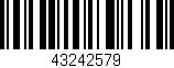 Código de barras (EAN, GTIN, SKU, ISBN): '43242579'