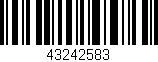 Código de barras (EAN, GTIN, SKU, ISBN): '43242583'