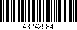 Código de barras (EAN, GTIN, SKU, ISBN): '43242584'